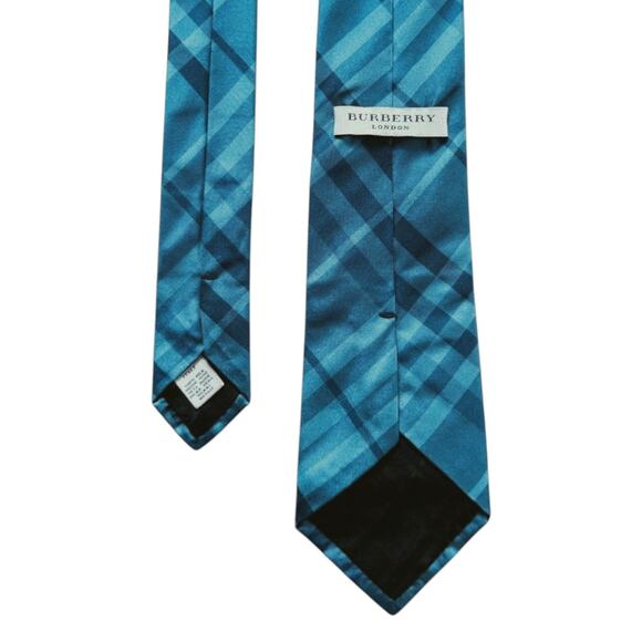 Burberry Blue Tie - Picture 5 of 8